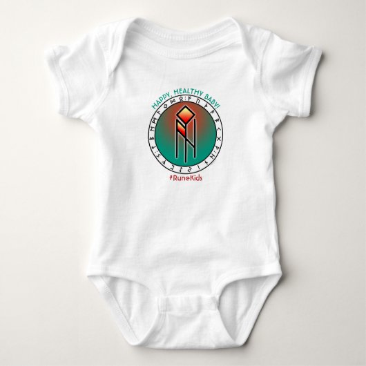 #RuneKids Happy, Healthy Baby  Romper (Voorkant)