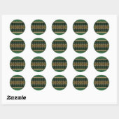 Runes celtiques 2 Autocollants (Feuille)