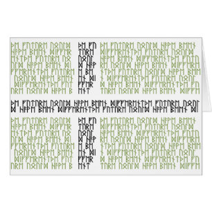 Runes du drapeau W de Vinland - carte