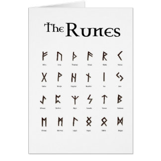Runes - la carte Futhark des aînés