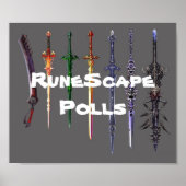RuneScape Sondage poster épée (Devant)