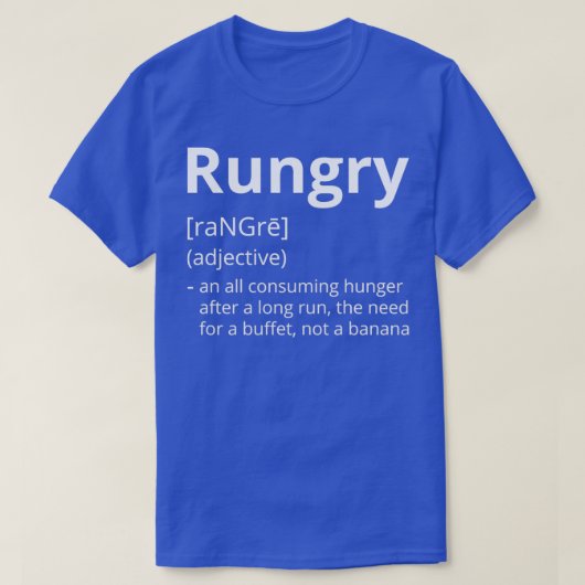 Rungry Definition Description 1 T-shirt (Design voorkant)