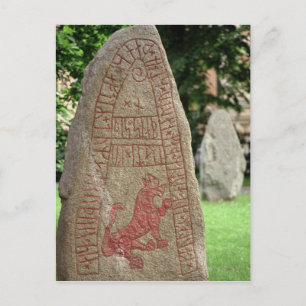Runic stone briefkaart