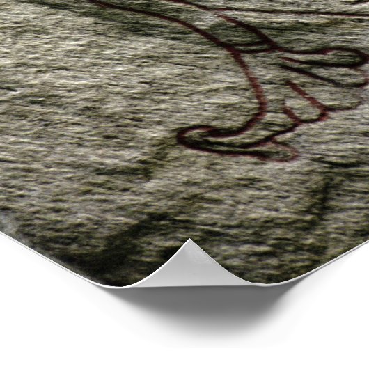 Runic stone poster (Hoek)