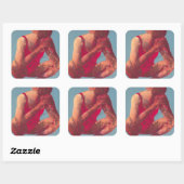 Runner 2011 vierkante sticker (Vel)