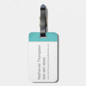 RUNNER™ BEEP BEEP!™ Halftone Bagagelabel (Achterkant verticaal)