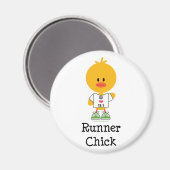 Runner Chick Peace Love 13.1 Magneet (Voorkant / Achterkant)