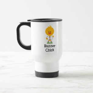 Runner Chick Peace Love 13.1 Travel Mug Reisbeker