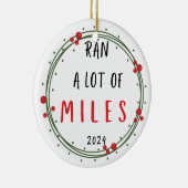 Runner Christmas Ornament Grappig Vakantie Gift (Rechts)
