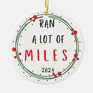 Runner Christmas Ornament Grappig Vakantie Gift