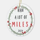 Runner Christmas Ornament Grappig Vakantie Gift (Links)
