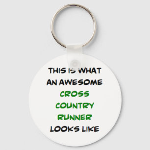Runner Cross Country, geweldige Sleutelhanger