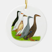 Runner Duck Assortation Keramisch Ornament (Voorkant)