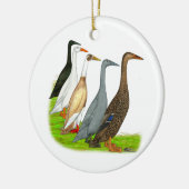 Runner Duck Assortation Keramisch Ornament (Links)