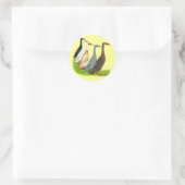 Runner Duck Assortation Ronde Sticker (Tas)