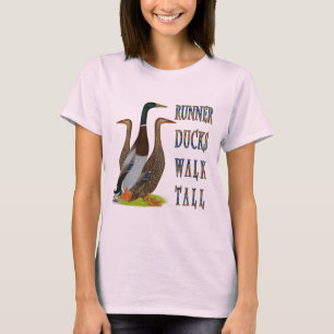 Runner Ducks Walk Tall T-shirt