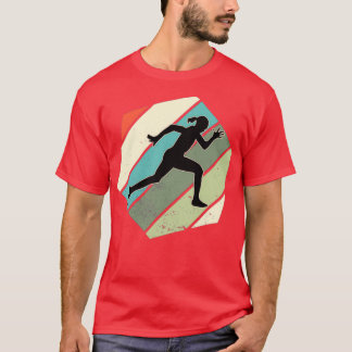 Runner endurance athlete  jogging t-shirt