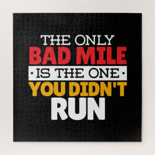 Runner - Funny Bad Mile Runote Quote Legpuzzel
