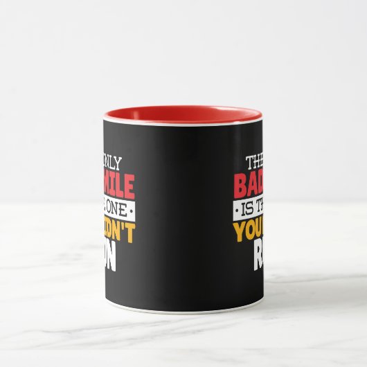 Runner - Funny Bad Mile Runote Quote Mok (Midden)