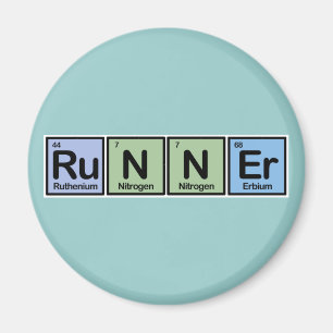 Runner gemaakt van Elementen Magneet