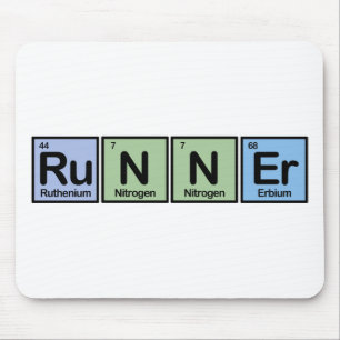 Runner gemaakt van Elementen Muismat