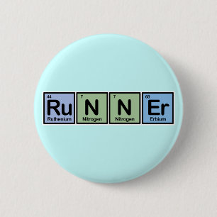 Runner gemaakt van Elementen Ronde Button 5,7 Cm