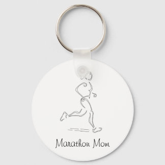 Runner Girl Sleutelhanger