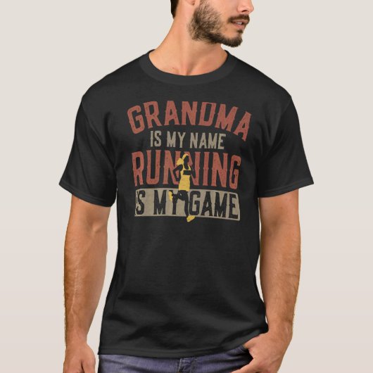 Runner Half Marathon Grandma  Grand T-shirt (Voorkant)
