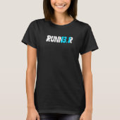 Runner halve marathon 13 1 mijl lopen marathonlope t-shirt (Voorkant)