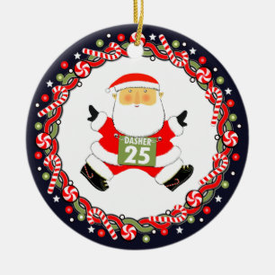 Runner Holiday Cft Keramisch Ornament