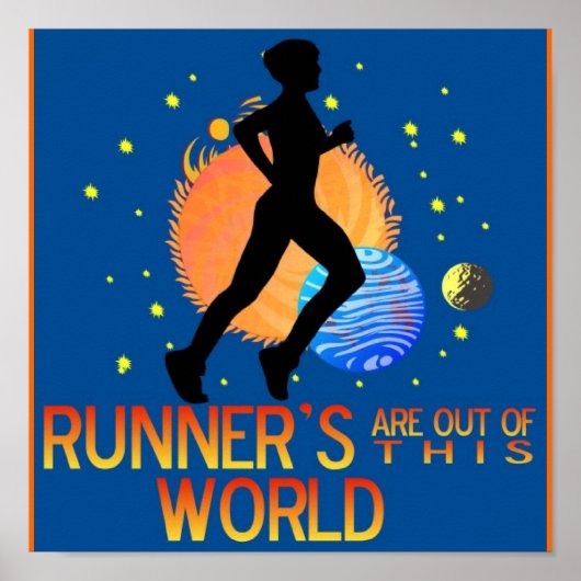 RUNNER IS UIT DIT WERELDWIJDE POSTER (Voorkant)
