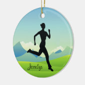 Runner Jogger Ornament (Links)