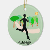Runner Jogger Ornament (Links)