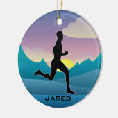 Runner Jogger Ornament (Links)