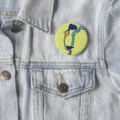 RUNNER™-kleur WEGEN Ronde Button 5,7 Cm (In situ)