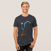 RUNNER™-kleur WEGEN Tri-Blend Shirt (Voorkant volledig)