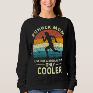 Runner Ma Funny Marathon die Jogging Mothers runt Trui