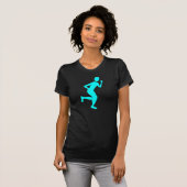 Runner (Man) - Cyaan T-shirt (Voorkant volledig)
