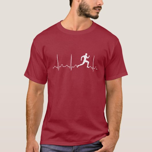 RUNNER MAN HEARTBEAT T-SHIRT (Voorkant)