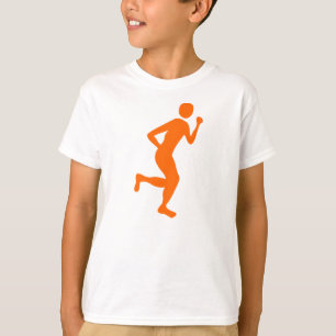 Runner (man) — Sinaasappel T-shirt