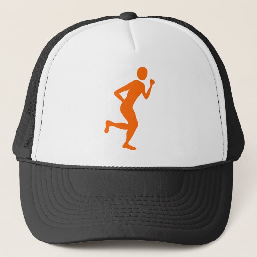 Runner (man) — Sinaasappel Trucker Pet (Voorkant)
