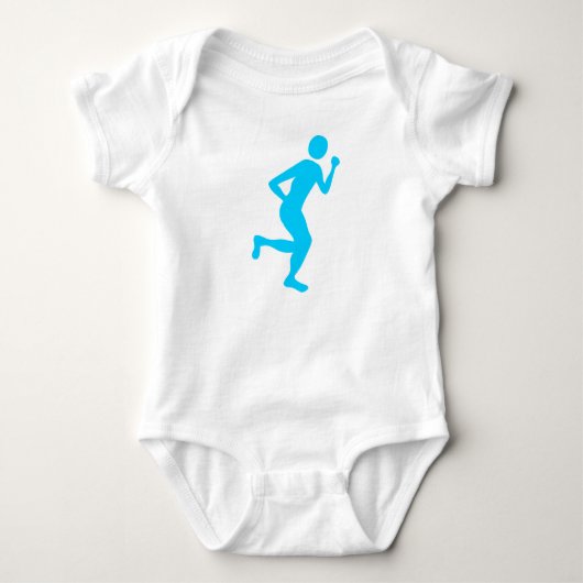 Runner (Man) - Sky Blue Romper (Voorkant)