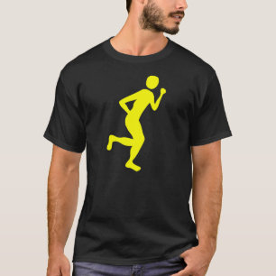Runner (Mannelijk) - Geel T-shirt