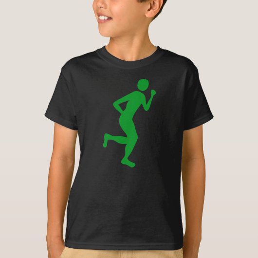Runner (Mannelijk) - Grass Green T-shirt (Voorkant)