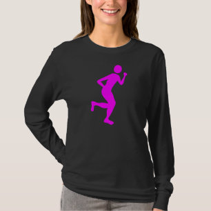 Runner (Mannelijk) - Magenta T-shirt