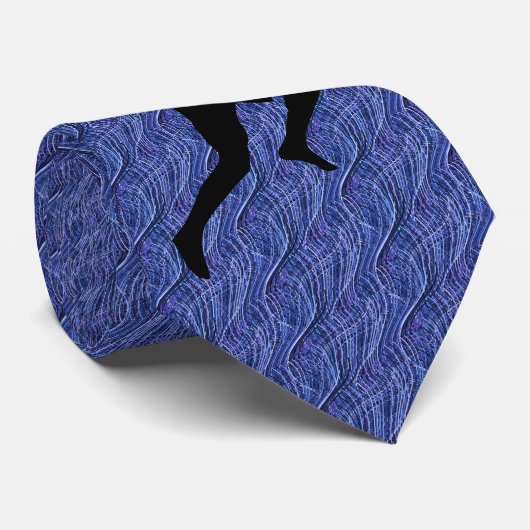 RUNNER MED. BLUE UNIQUE STROPDAS (Opgerold)