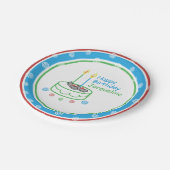 Runner met thema © Birthday Party Custom Paper Bor Papieren Bordje (Gekanteld)