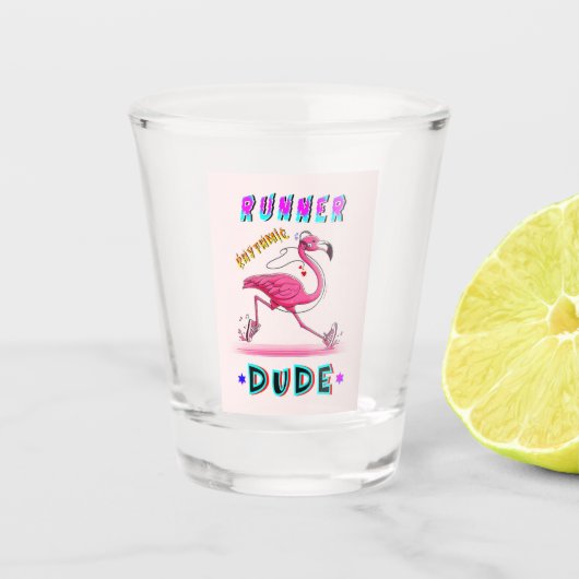 Runner Rhythmic Dude Shot Glas (Voorkant)