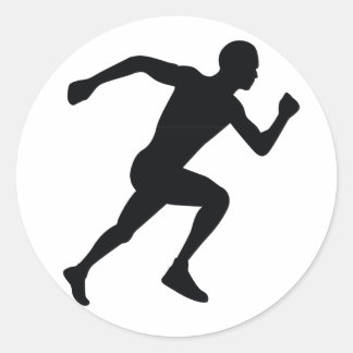 Runner Ronde Sticker