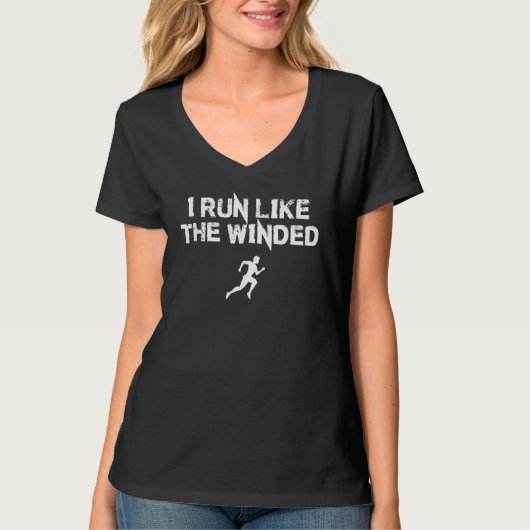 Runner Shirt I Run Like The Winded (Voorkant)